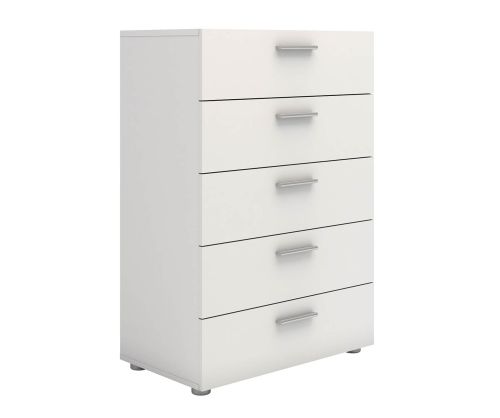 FTG Pepe White 5 Drawer Chest