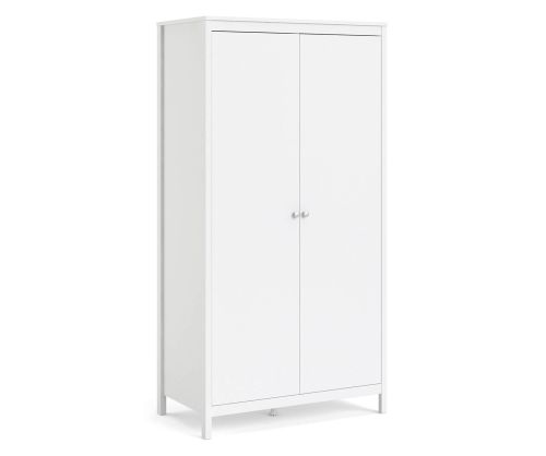 FTG Madrid White 2 Door Wardrobe