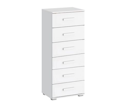 Rauch Rivera Alpine White 6 Drawer Chest