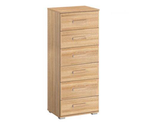 Rauch Rivera Sonoma Oak 6 Drawer Chest