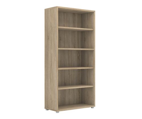 FTG Prima Oak Bookcase with 4 Shelves