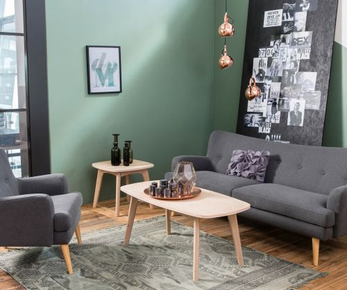 Marte White Oak Coffee Table 
