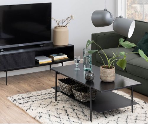 Angus Black Coffee Table 