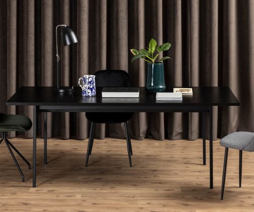 Angus Black Dining Table 