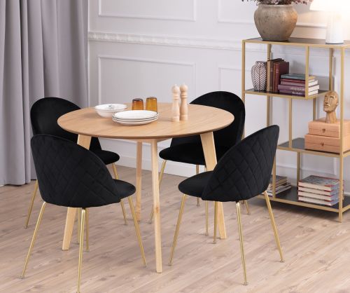 Roxby Oak Round Dining Table(W105)