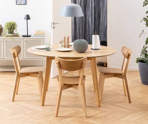 Roxby Oak Round Dining Table 