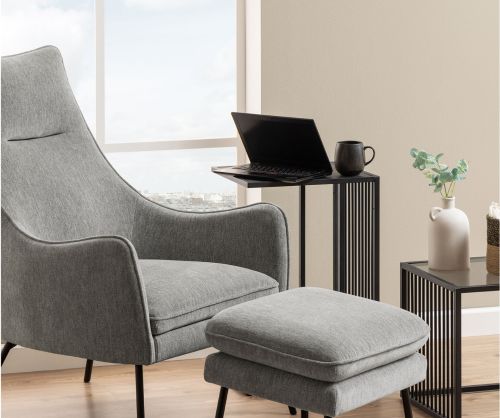Strington Black Tall Side Table 