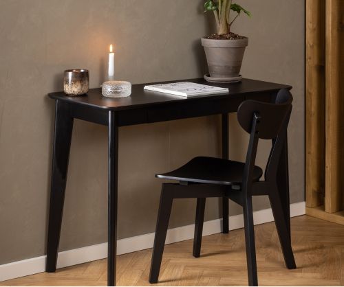 Roxby Black Office Desk 
