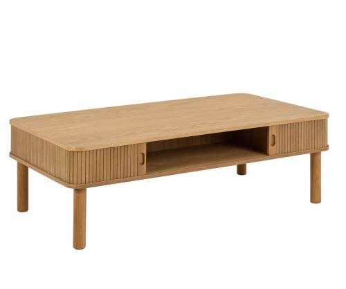 Langley Oak Sliding Door Coffee Table 