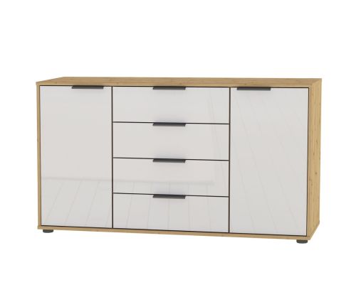 Wiemann Vip Monaco 4000 Glass Champagne 2 Door Combi Dresser