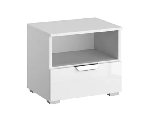Rauch Aditio 1 Drawer Bedside Table with Alpine White Front