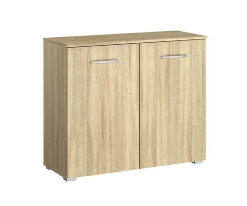 Rauch Aditio 2 Door Chest with Silk Grey Front - H 81cm