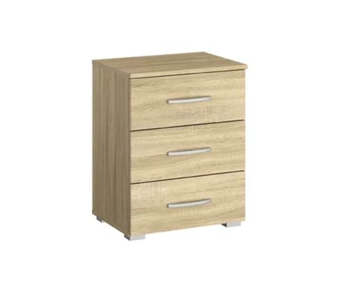 Rauch Mainz 3 Drawer Bedside Table