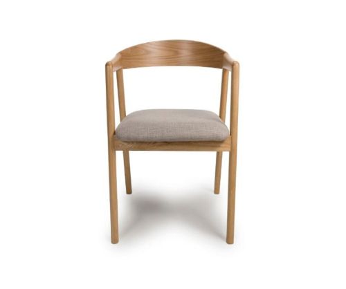Furniture Link Anders Oak Dining Chair in Pair
