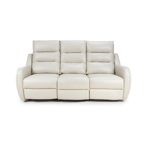 Furniture Link Apollo Chalk Power 3 Seater Sofa