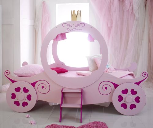 Artisan Pink Princess Carriage Bed Frame