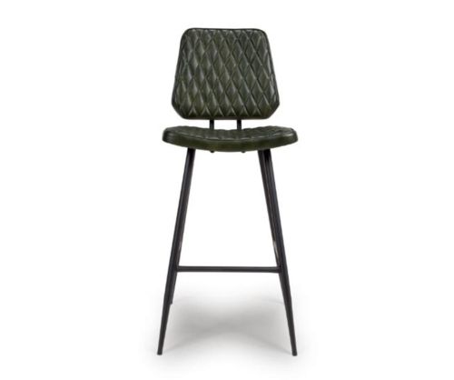 Furniture Link Austin Green Bar Chair in Pair
