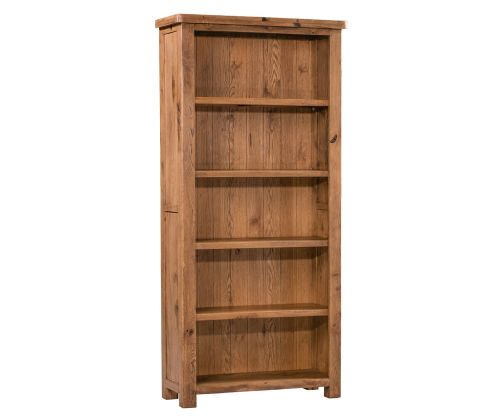 Homestyle GB Aztec Solid Oak Large Bookcase