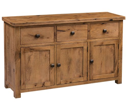 Homestyle GB Aztec Solid Oak Large Sideboard