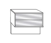 Wiemann Bari Champagne Glass 2 Drawer Bedside Cabinet
