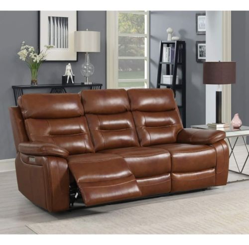 Belgravia Leather Power Recliner 3 Seater Sofa 