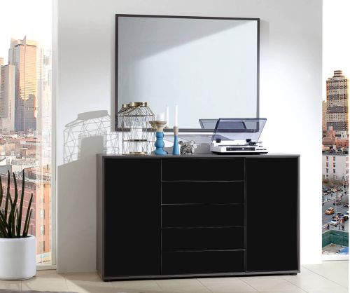 Wiemann Tokio Black Glass Matching Bedroom Pieces