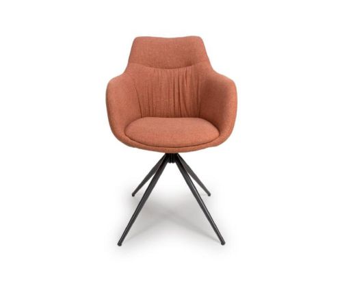 Furniture Link Boden Brick Carver Dining Chair in Pair