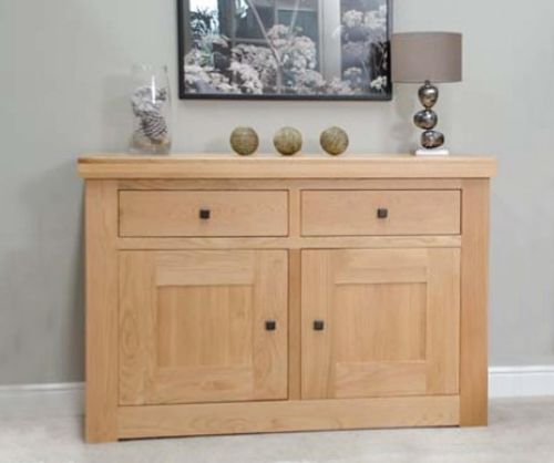 Homestyle GB Bordeaux Oak 2 Door 2 Drawer Sideboard
