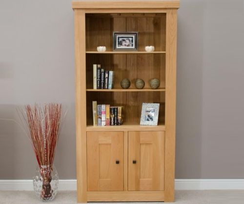Homestyle GB Bordeaux Oak 2 Door Bookcase