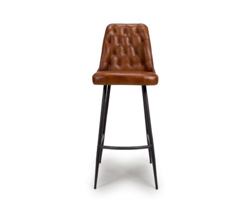 Furniture Link Bradley Tan Bar Stool in Pair 
