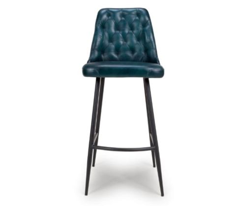 Furniture Link Bradley Blue Bar Chair in Pair