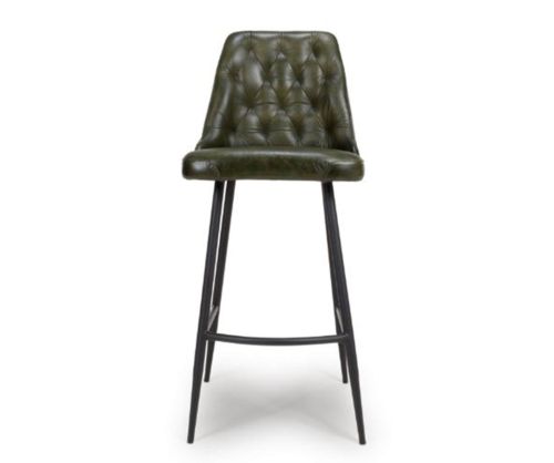 Furniture Link Bradley Green Bar Chair in Pair