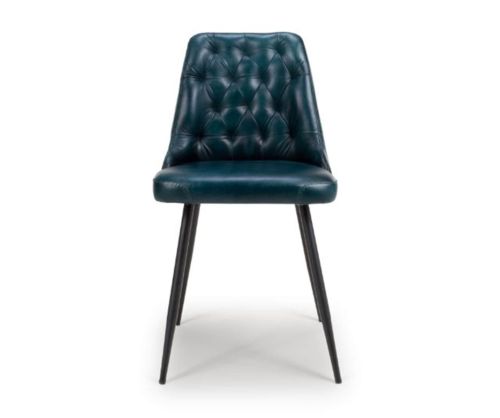Furniture Link Bradley Blue Dining Chair in Pair