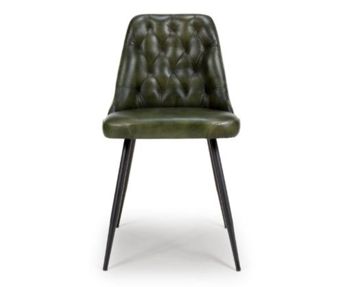 Furniture Link Bradley Green Dining Chair in Pair