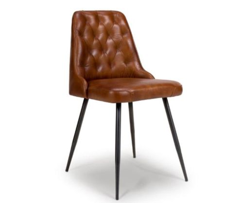 Furniture Link Bradley Tan Dining Chair in Pair