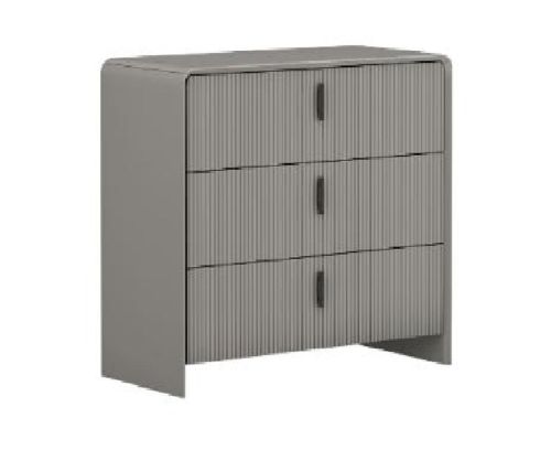 Furniture Link Cavelli Grey 3 Drawer Chest