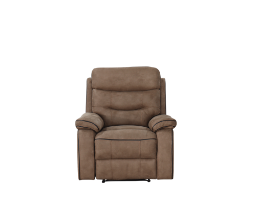 Gabrielle Brown Fabric Recliner Chair