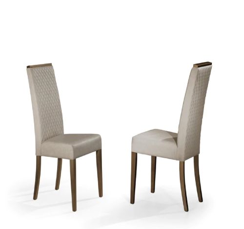 H2O Design Desiree Bronze Gold Italian Dining Chair in Pair