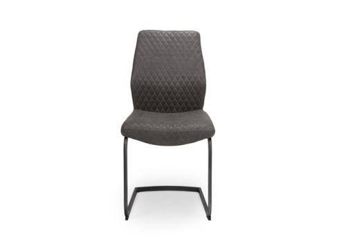 Furniture Link Charlie Antique Grey Dining Chair in Pair