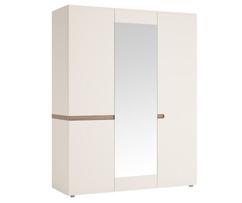 FTG Chelsea 3 Door Wardrobe with Mirror