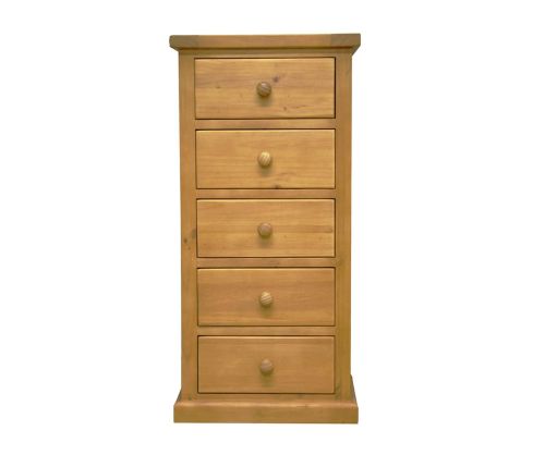 Heritance Bold Pine 5 Drawer Chest
