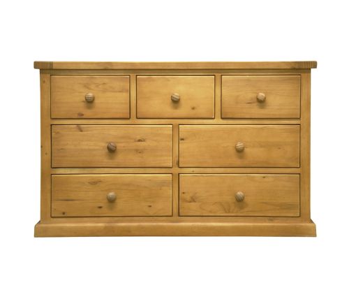 Heritance Bold Pine 3 Over 4 Multi Drawer Chest 