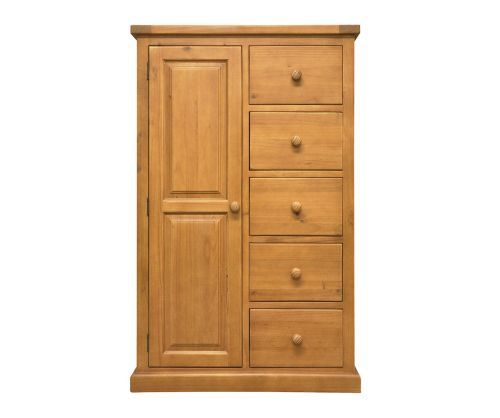 Heritance Bold Pine Combination Wardrobe