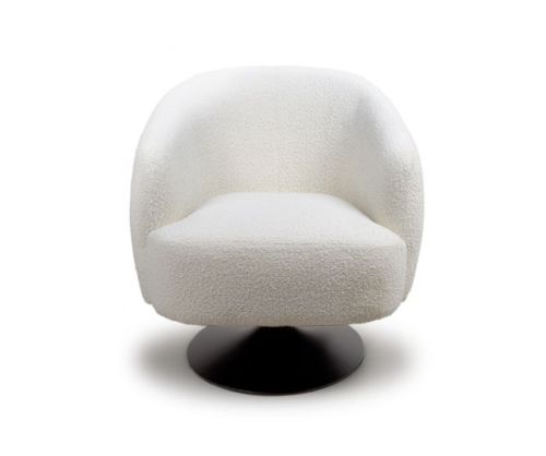Furniture Link Club Ivory Accent Chair