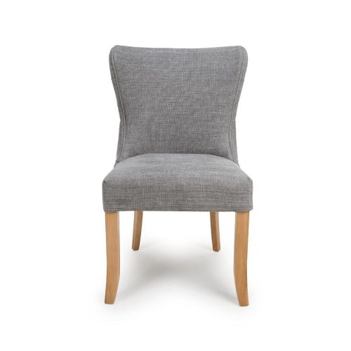 Furniture Link Cole Grey Dining Chair in Pair