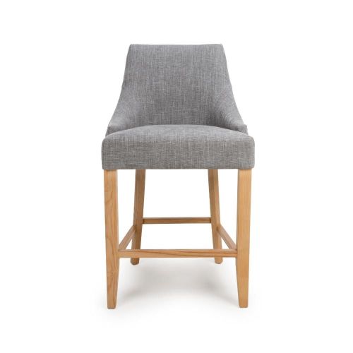 Furniture Link Cole Grey Counter Dining Chair in Pair
