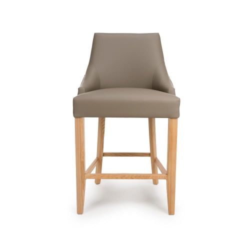 Furniture Link Cole Taupe Counter Dining Chair in Pair