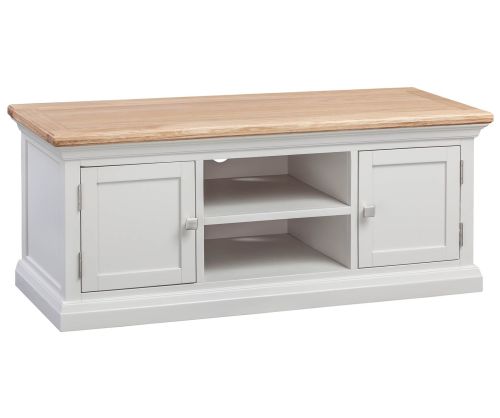 Homestyle GB Cotswold Painted Oak Large TV Cabinet