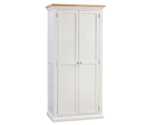 Homestyle GB Cotswold Painted Oak Ladies 2 Door Wardrobe