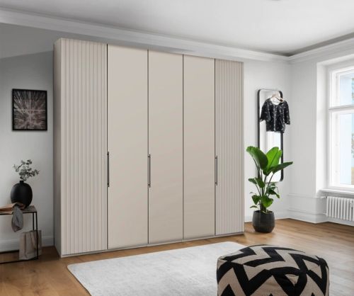 Wiemann Denver Champagne Finish Hinged Door Wardrobe with Carcase Decking